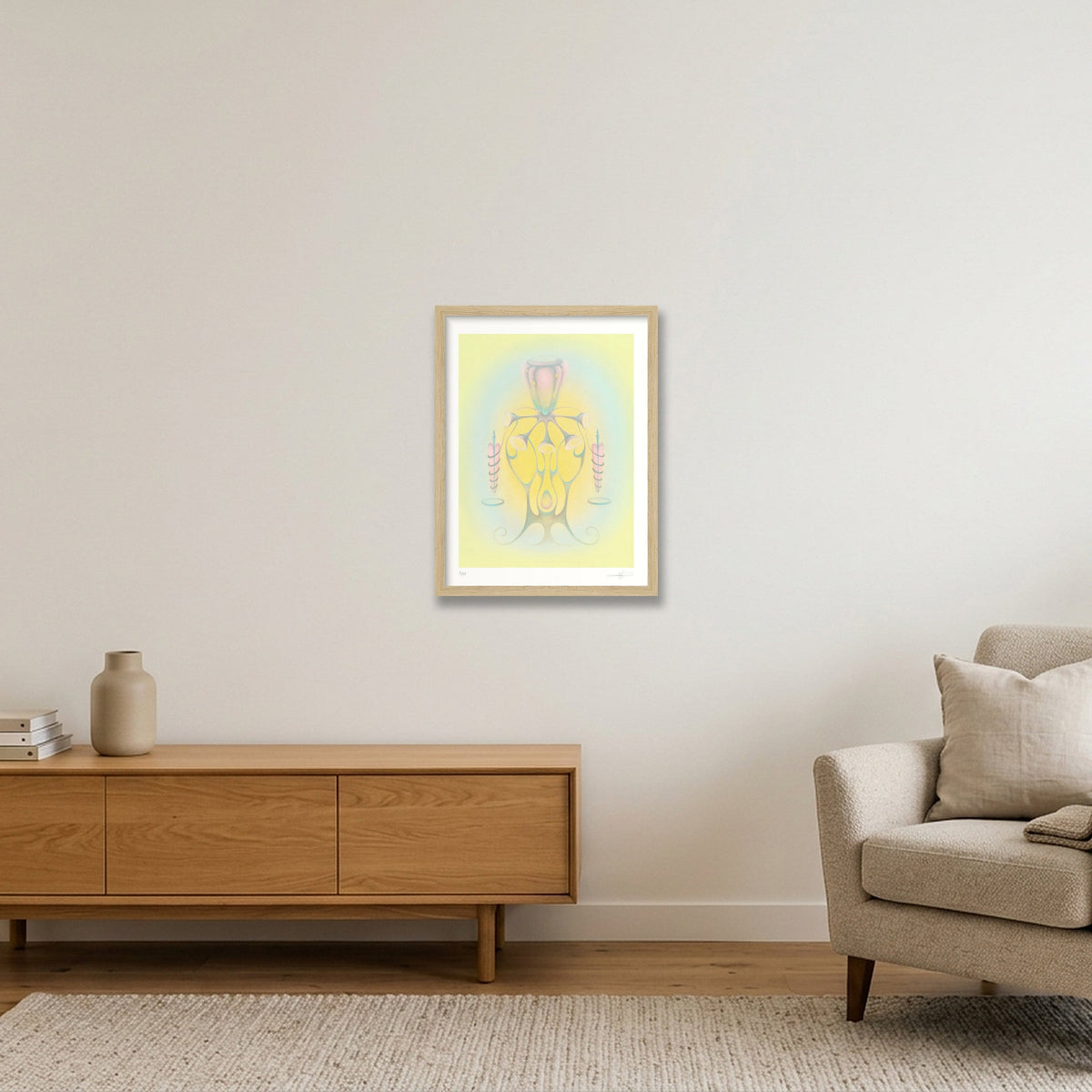 Arrival — 30×40cm, 12×16" Oak Frame