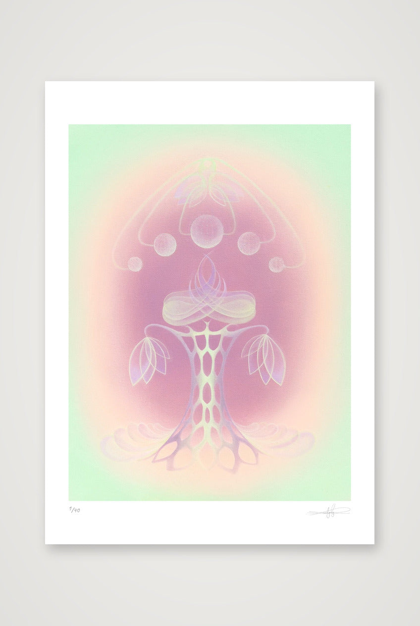Luminous Vortex — 42×59cm, 17×23" Print only