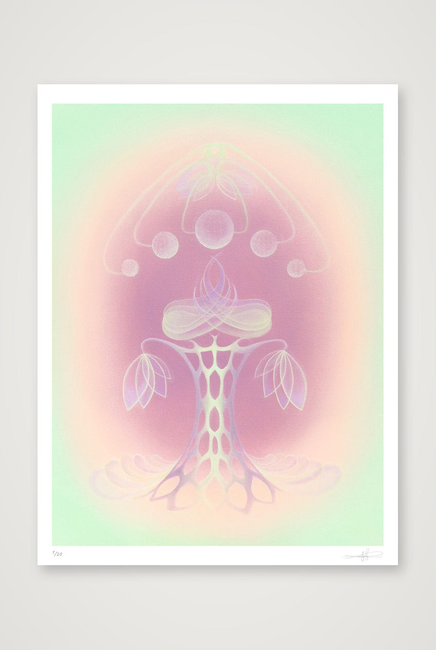 Luminous Vortex — 60×80cm, 24×31" Print only
