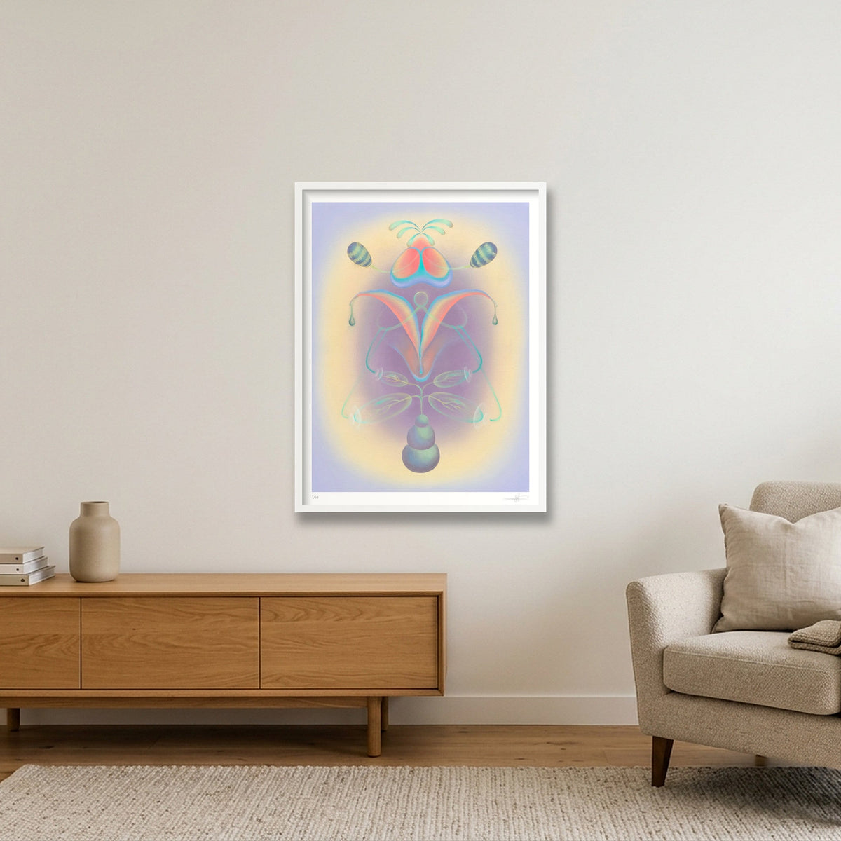 Morning Dew — 60×80cm, 24×31" White Frame