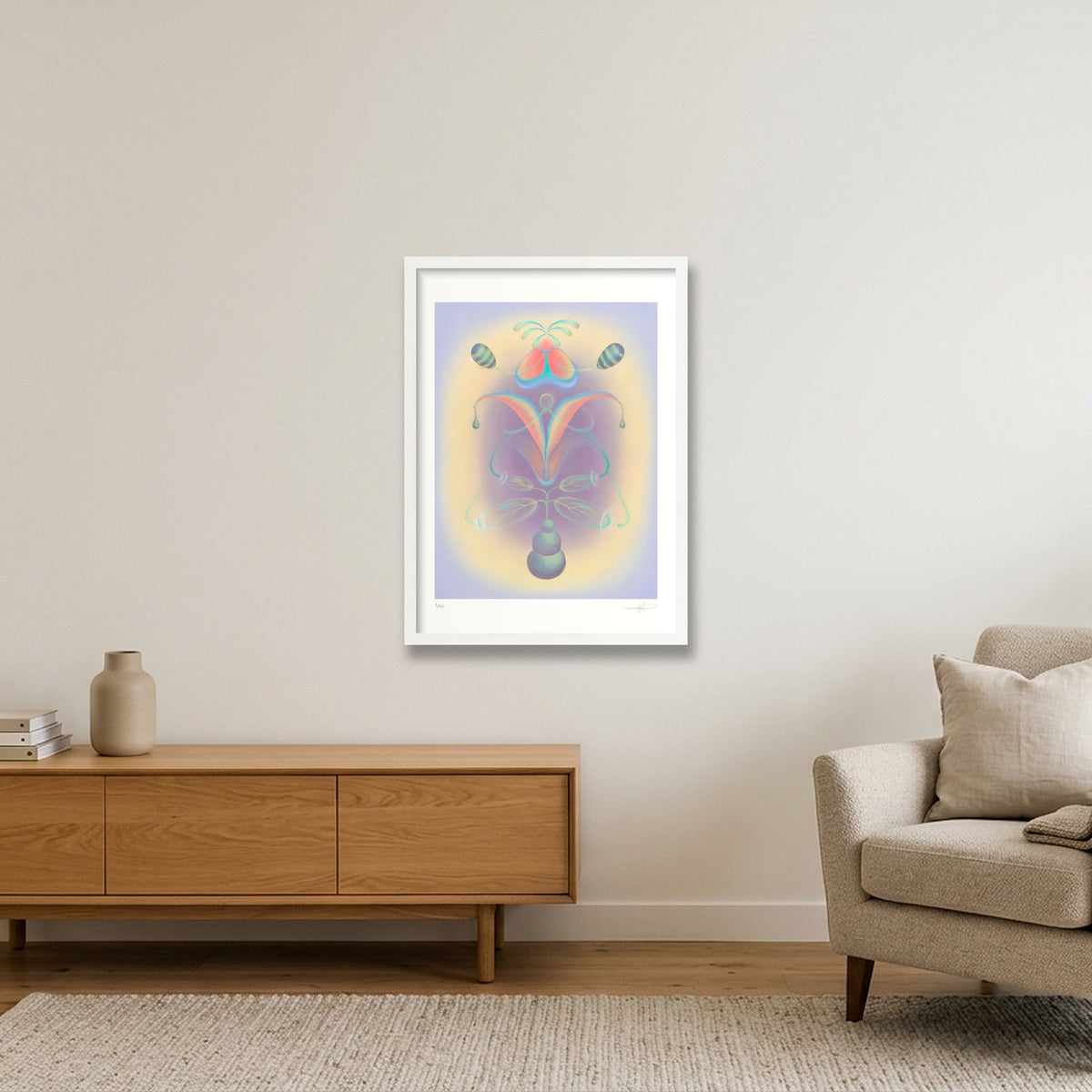Morning Dew — 42×59cm, 17×23" White Frame