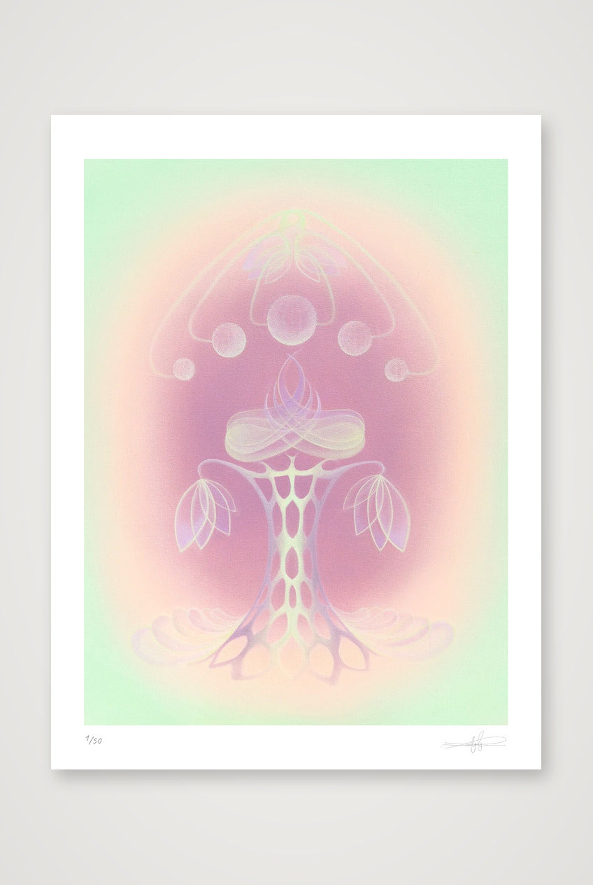Luminous Vortex — 30×40cm, 12×16" Print only