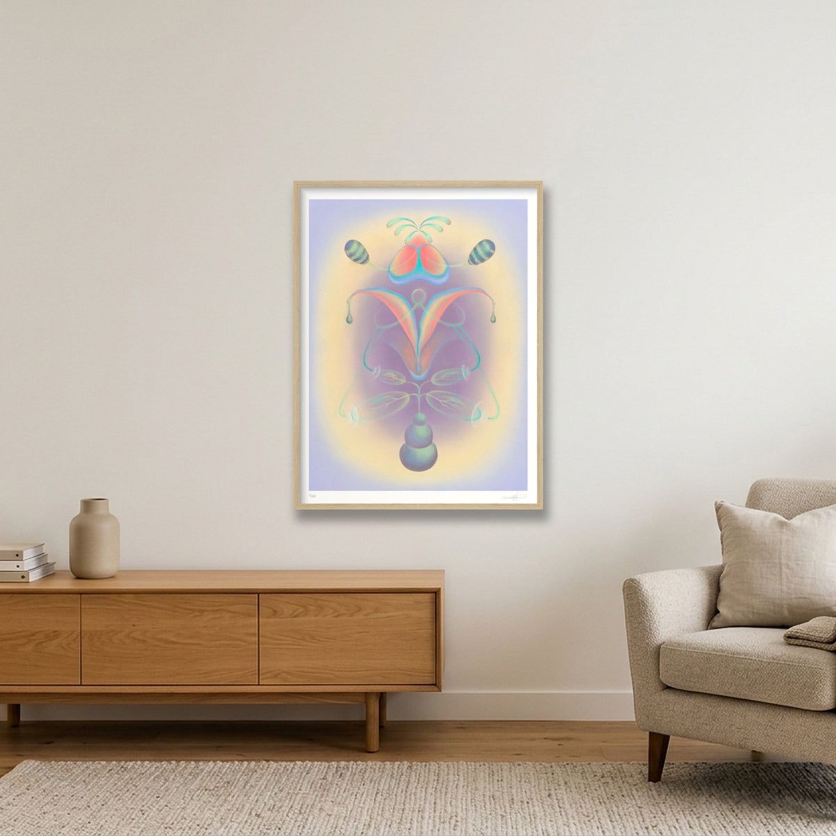 Morning Dew — 60×80cm, 24×31" Oak Frame