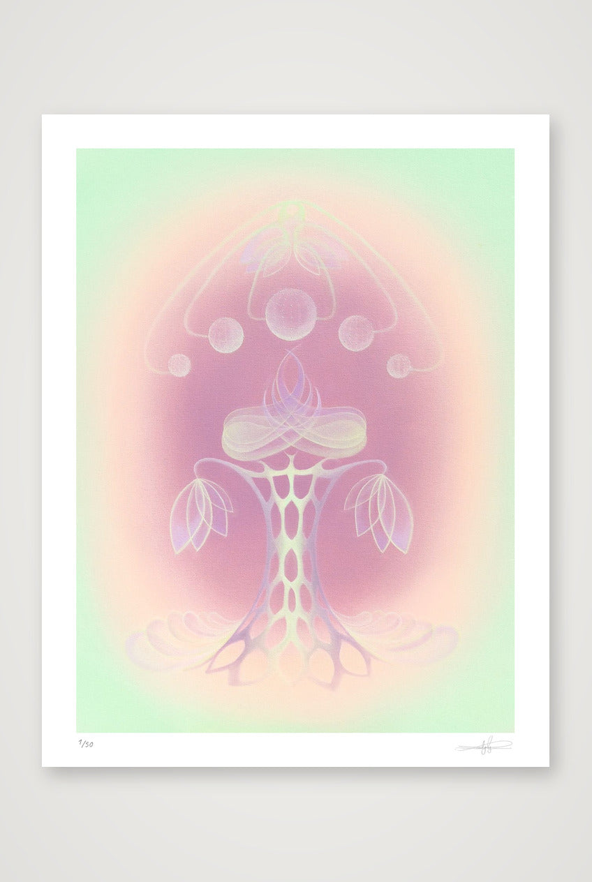 Luminous Vortex — 21×27cm, 8×11" Print only