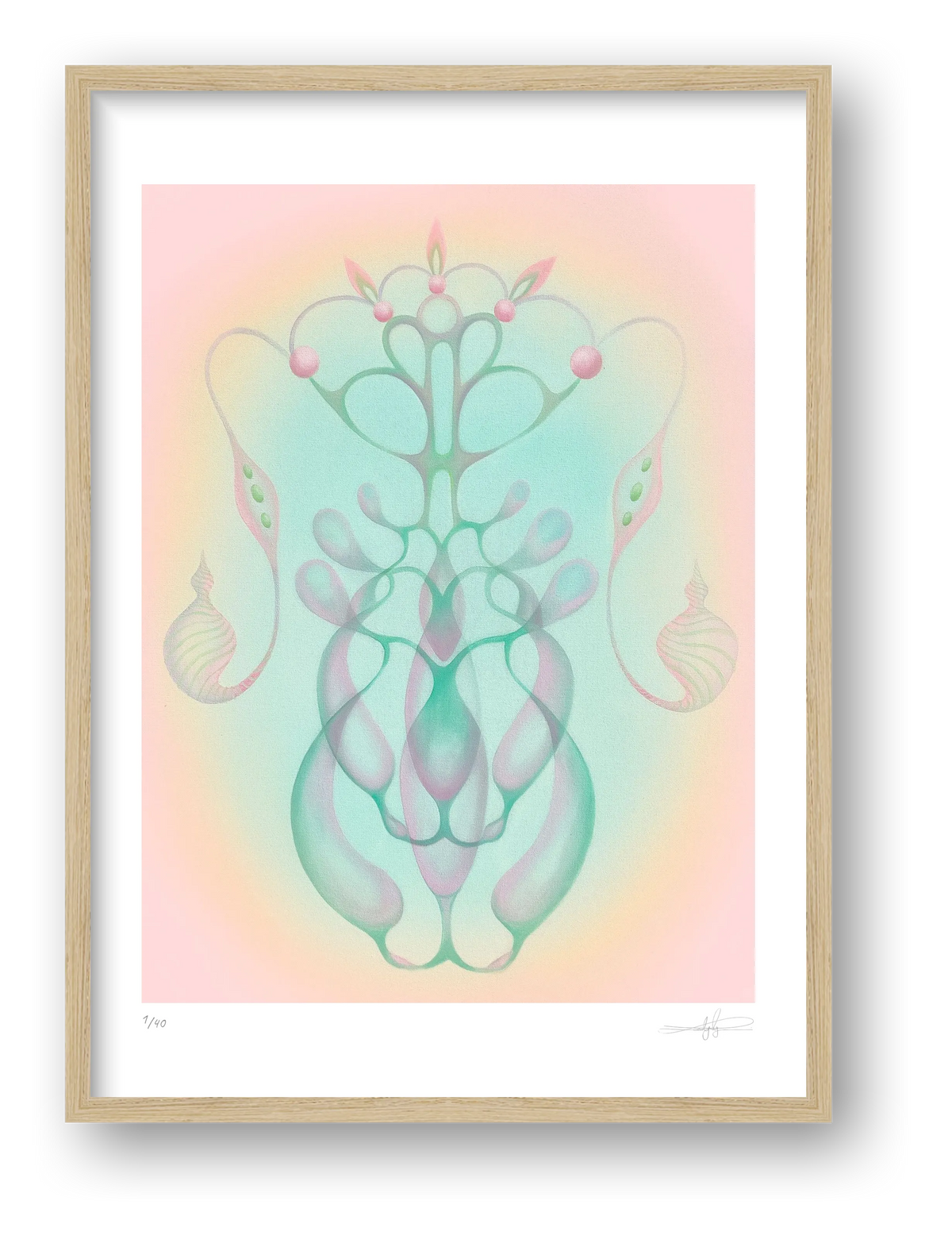 Parting Veil — framed